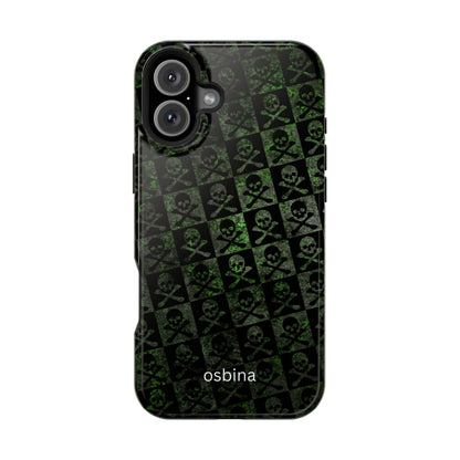 osbina | MagSafe compatible for iPhone | Skull & Crossbones Phone Case | Season Collective Collection