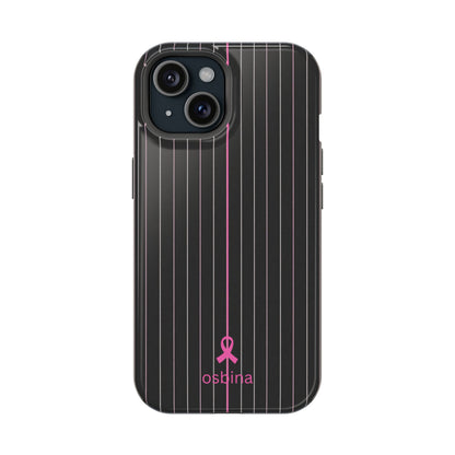 YAYOU MagSafe for iPhone | The Pink Pinstripe Designer Case | osbina