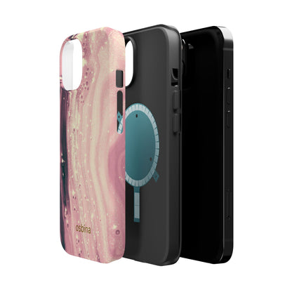 osbina | MagSafe compatible for iPhone | The Amethyst Glow Phone Case | Modern Muse Collection