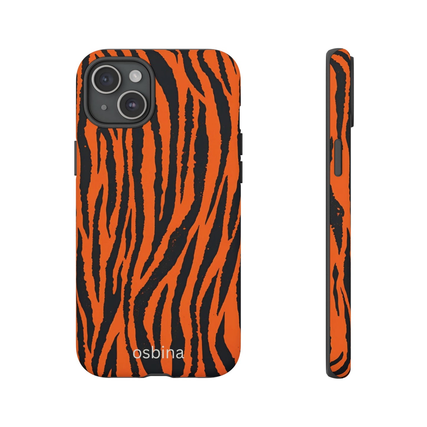 osbina | Tiger, But Make It Chic — The Bengal Stripe Case in Orange + Black | The Season Collective