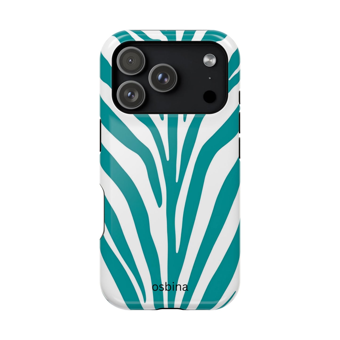 osbina | MagSafe | The Teal Zebra Designer Case