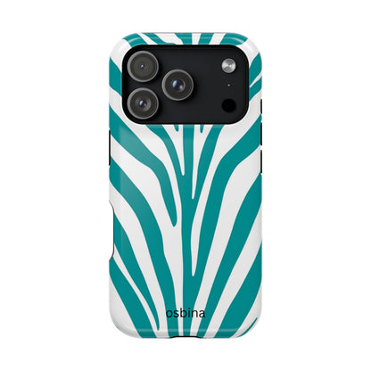 osbina | MagSafe | The Teal Zebra Designer Case