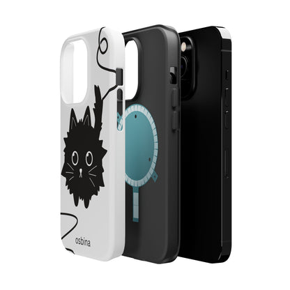 osbina | MagSafe compatible for iPhone | Midnight Couture Cat Phone Case | Season Collective Collection