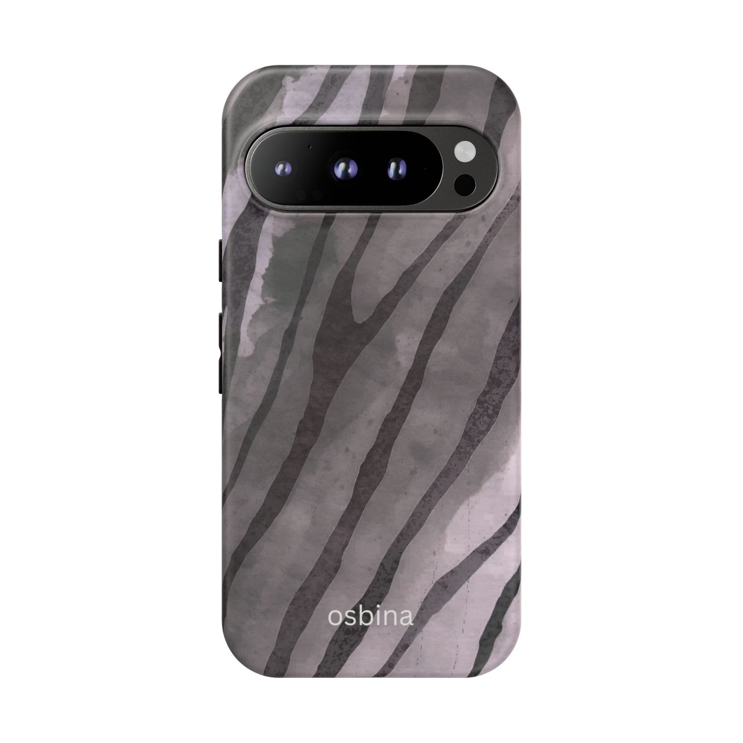 osbina | Stripes on Point — The Muted Gray + Black Tiger Case | The Season Collective