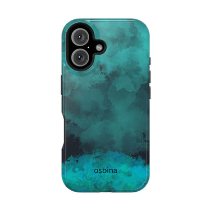 osbina | MagSafe compatible for iPhone | Midnight Aurora Phone Case | Modern Muse Collection