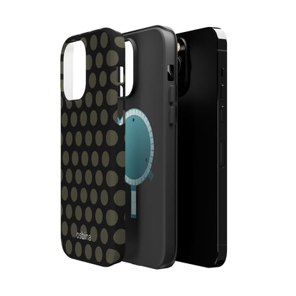 osbina | MagSafe compatible for iPhone | Onyx Chic Phone Case | Modern Muse Collection