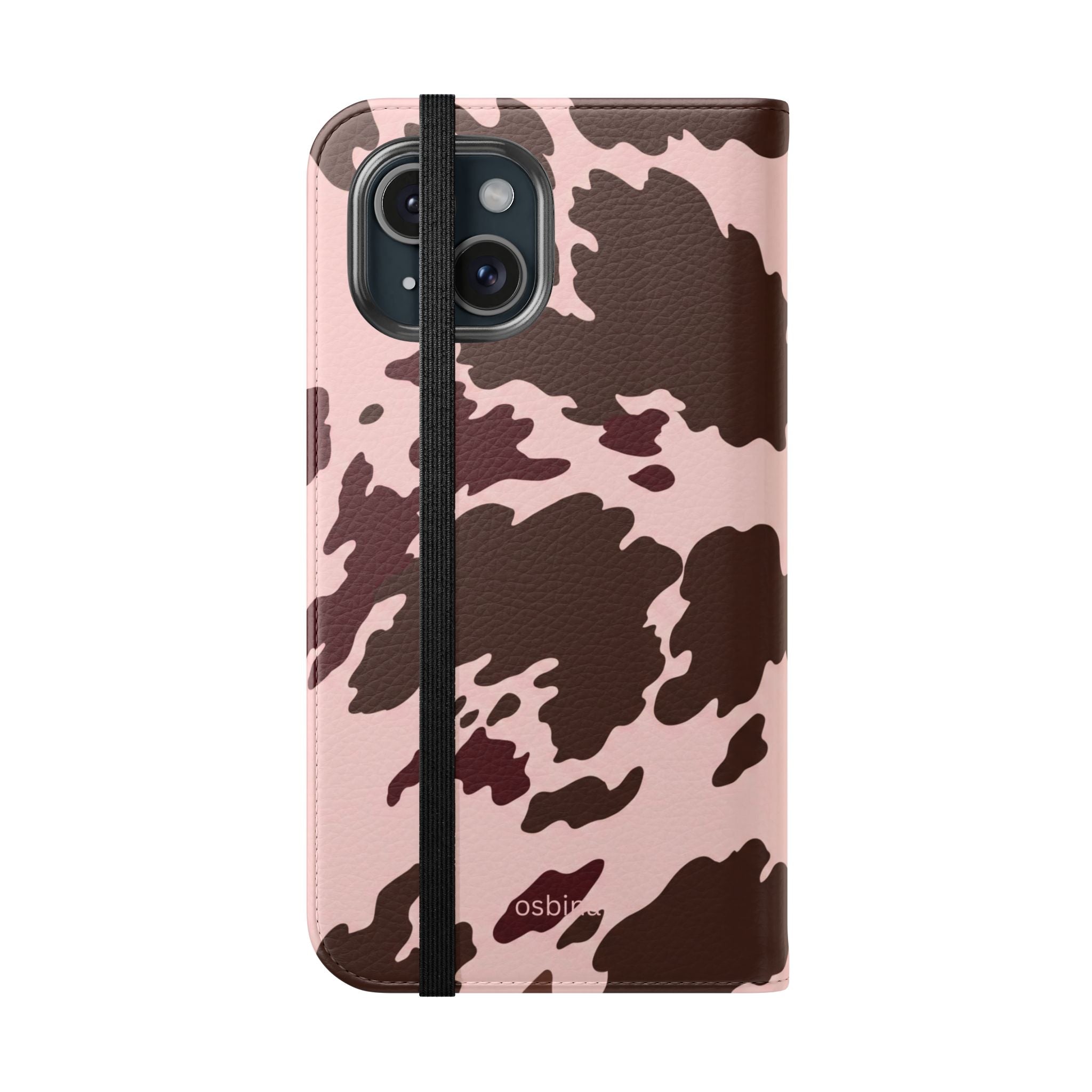 osbina | Wallet Flip Case for iPhone & Samsung | Chocolate Cowhide