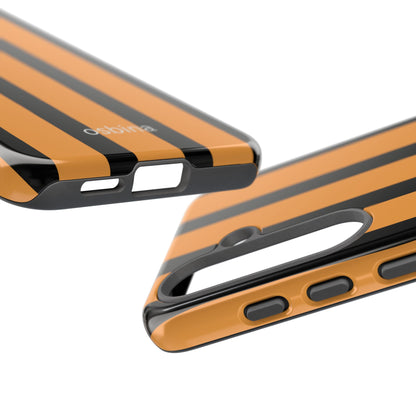osbina | The Statement Stripe Case in Black + Orange | The Season Collective