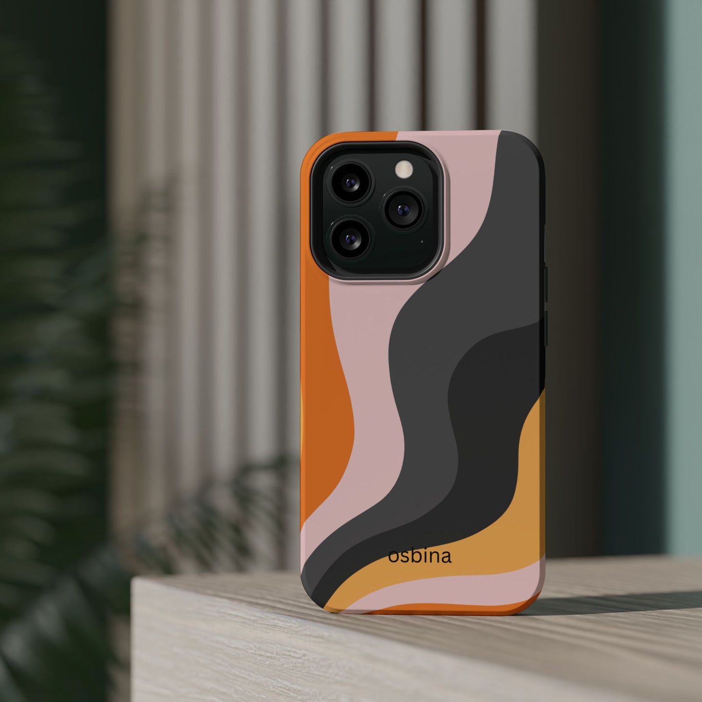osbina | MagSafe Compatible for iPhone | The Case That Says “Fall, But Make It Fashion” | Retro Swirl Edition | The Season Collective