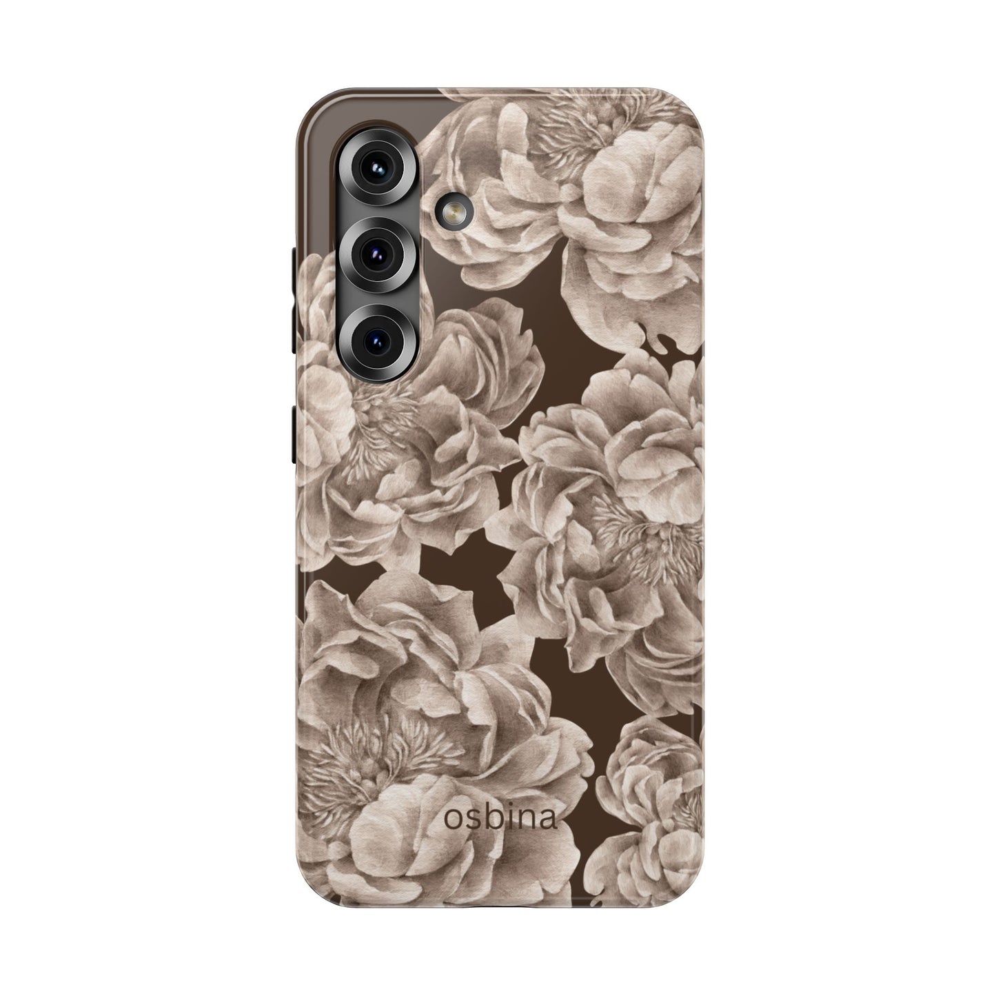 osbina | Peony Espresso Designer Case