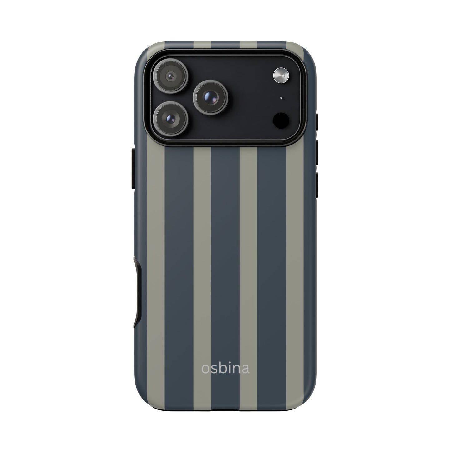 osbina | Grayhaven Navy & Gray Sophisticated Phone Case | Modern Muse Collection