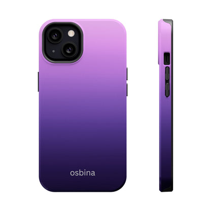 osbina | MagSafe compatible for iPhone | The Violet Haze Phone Case | Color Edit Collection