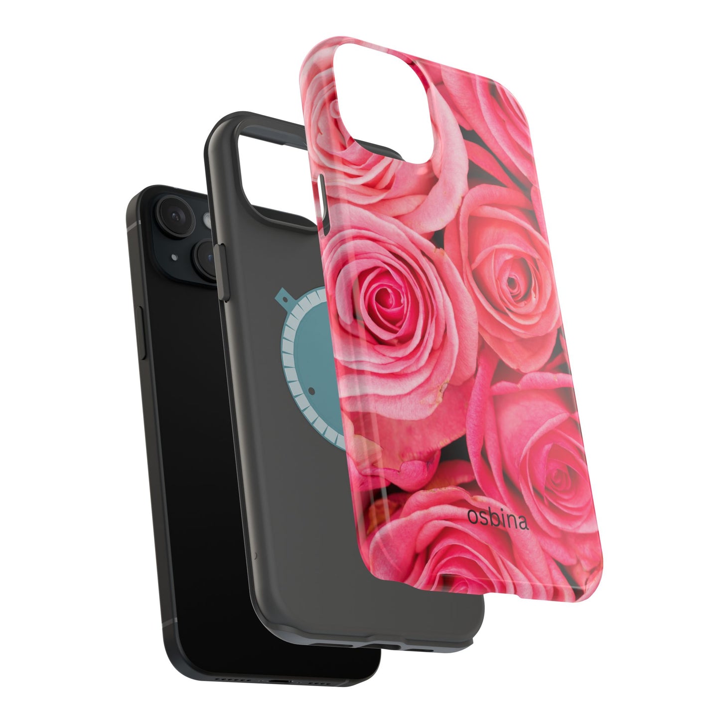 osbina | MagSafe compatible for iPhone | The Roselle Phone Case | Modern Muse Collection