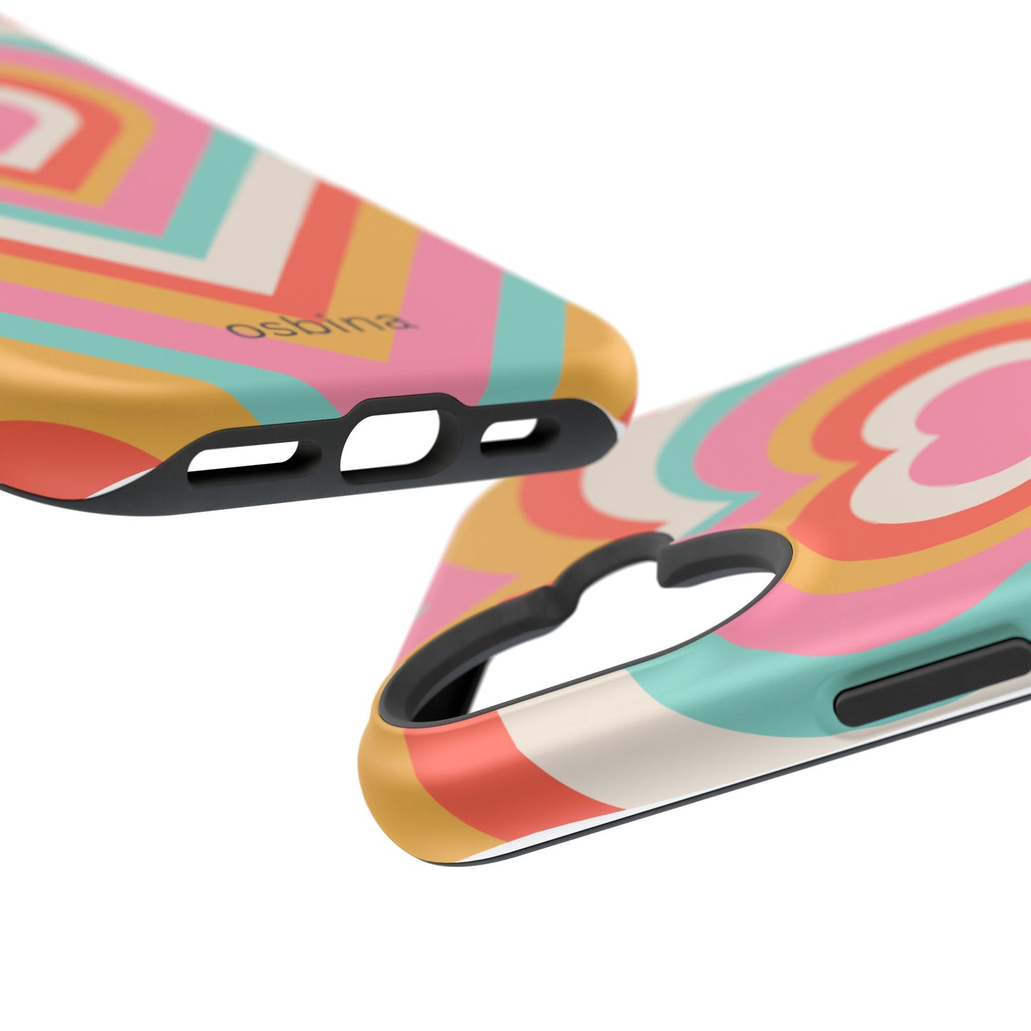osbina | MagSafe compatible for iPhone | Heart Nouveau Phone Case | Modern Muse Collection