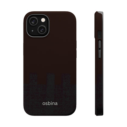 osbina | MagSafe compatible for iPhone | The Onyx Phone Case | Modern Man Collection