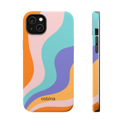 osbina | MagSafe compatible for iPhone | Retro Nouveau Phone Case | Modern Muse Collection