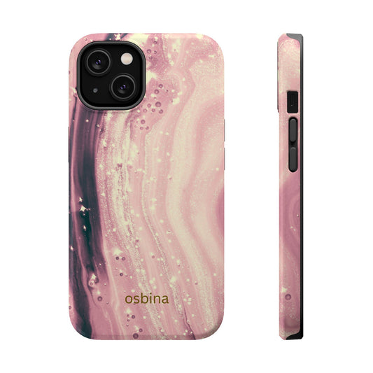 osbina | MagSafe compatible for iPhone | The Amethyst Glow Phone Case | Modern Muse Collection