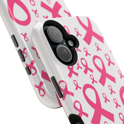 osbina |  MagSafe compatible for iPhone | Limited Edition Strength in Ribbons Case in Light Pink + Soft Pink + Hot Pink | The Pink October Collection | Inspired By