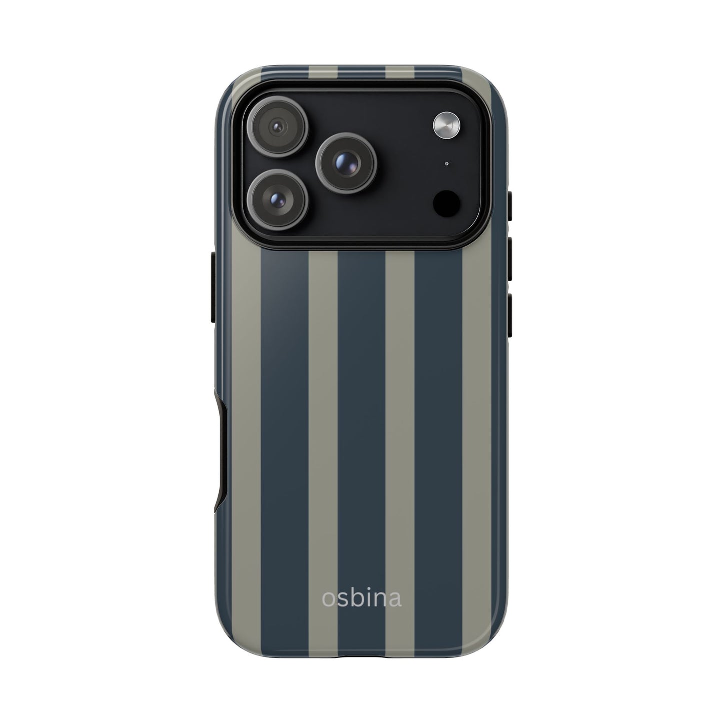 osbina | Grayhaven Navy & Gray Sophisticated Phone Case | Modern Muse Collection