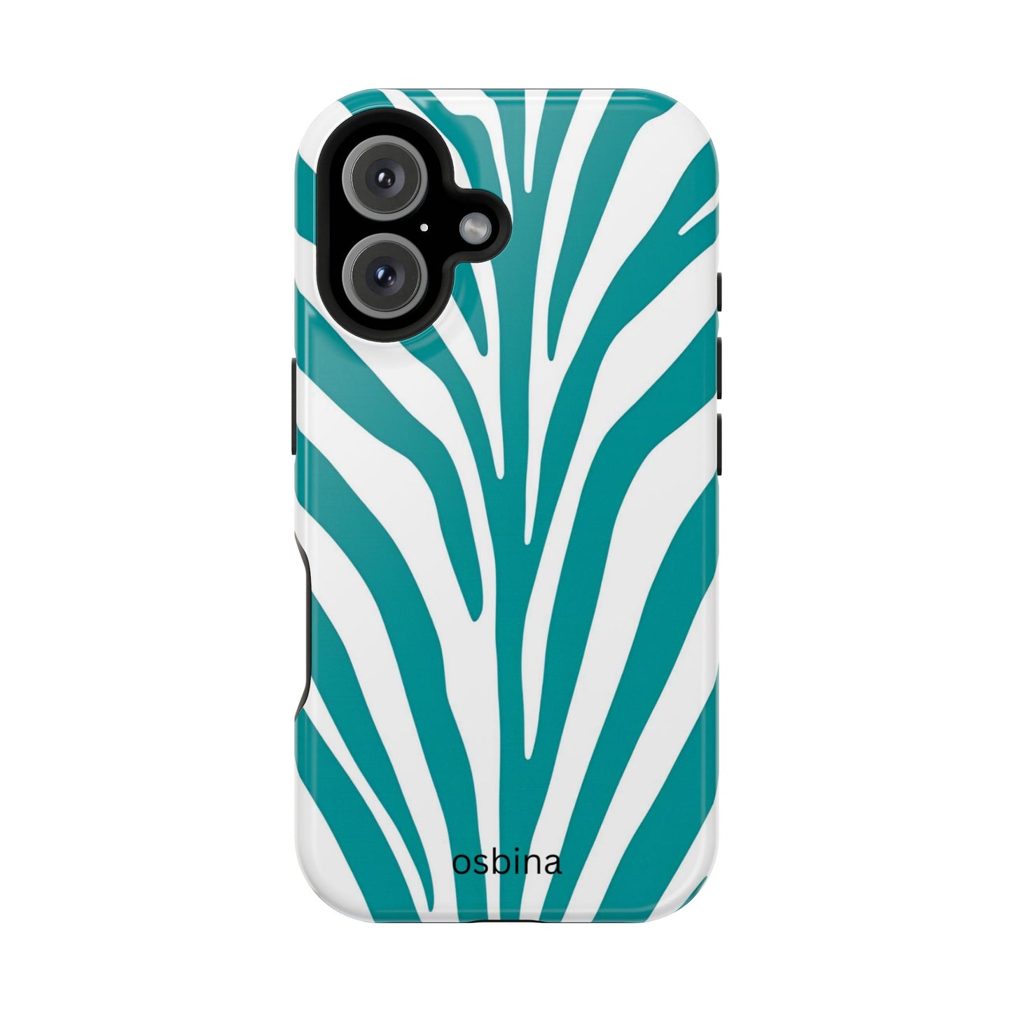 osbina | MagSafe | The Teal Zebra Designer Case