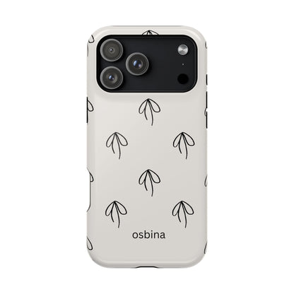 osbina | MagSafe compatible for iPhone | Linéa Flora Minimalistic Flower Phone Case | Modern Muse Collection