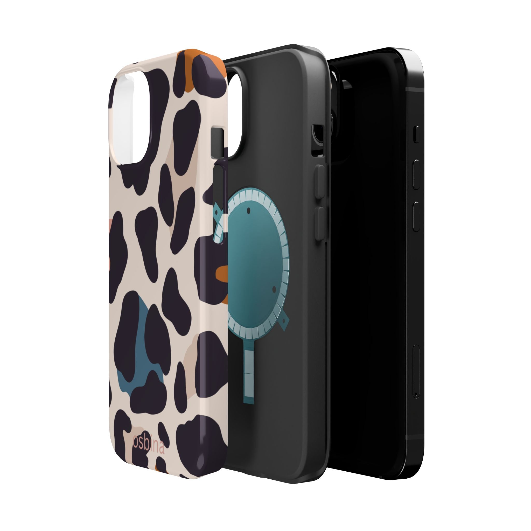 osbina | MagSafe for iPhone | Leopard Luxe Color Pop Designer Case