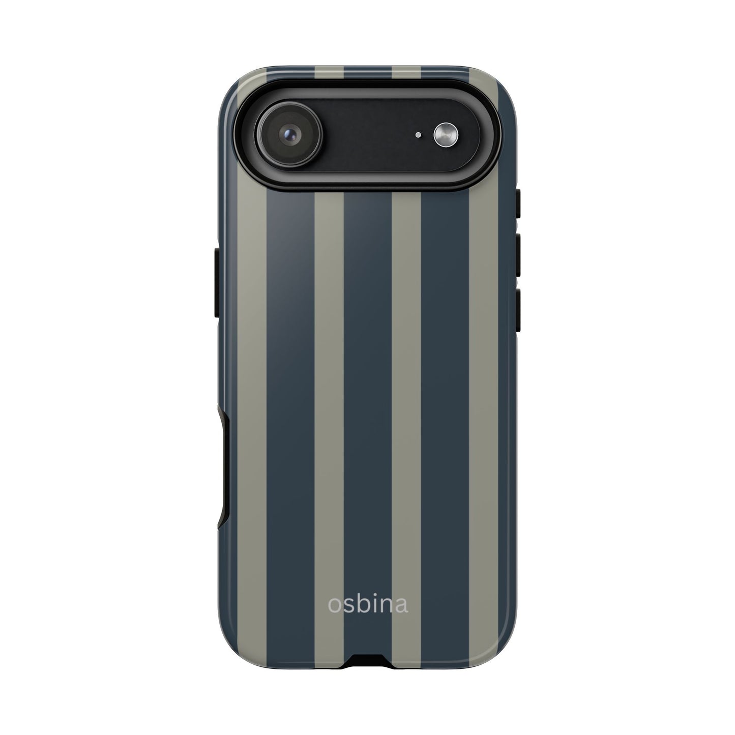 osbina | Grayhaven Navy & Gray Sophisticated Phone Case | Modern Muse Collection