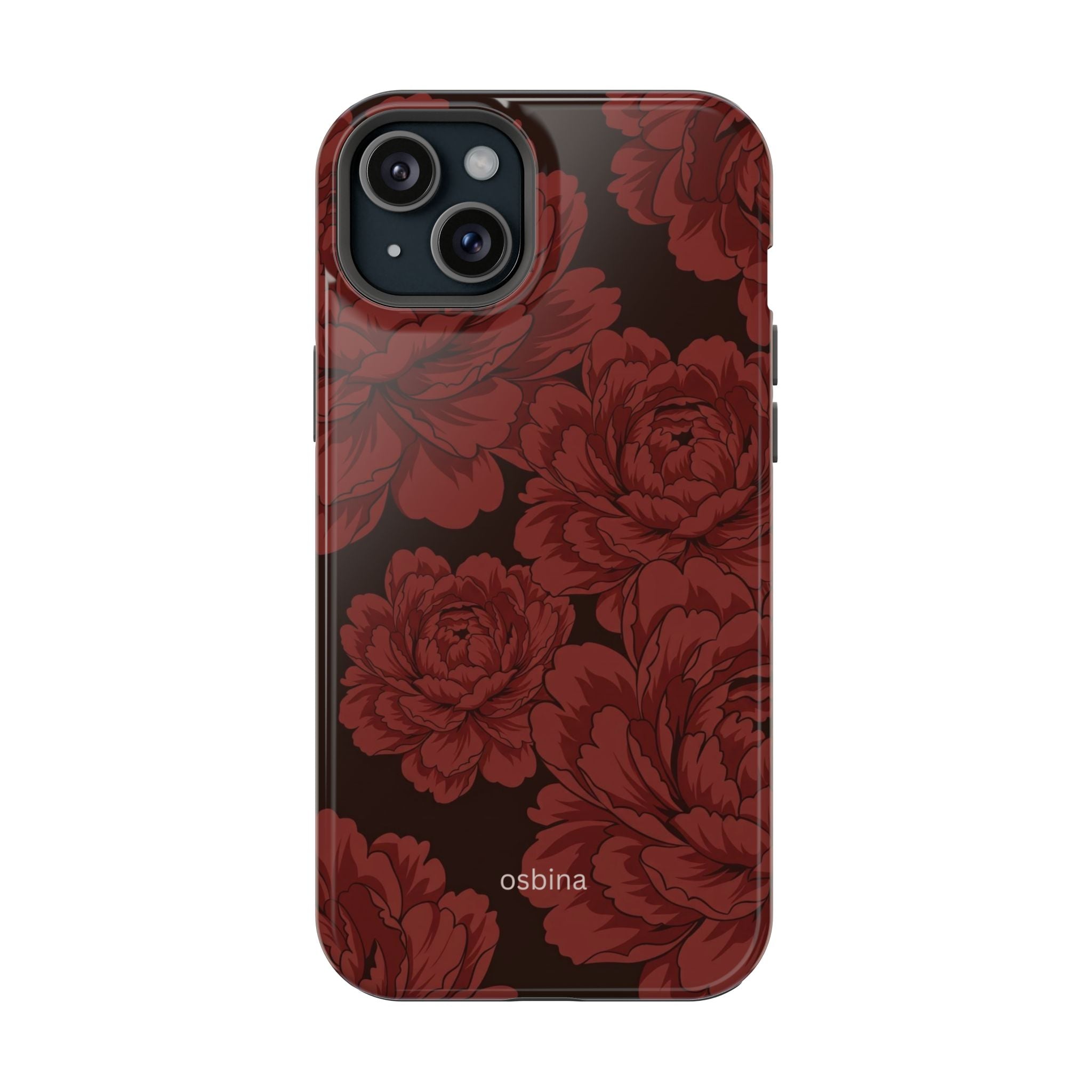 osbina | MagSafe | Oxblood Peony Designer Case