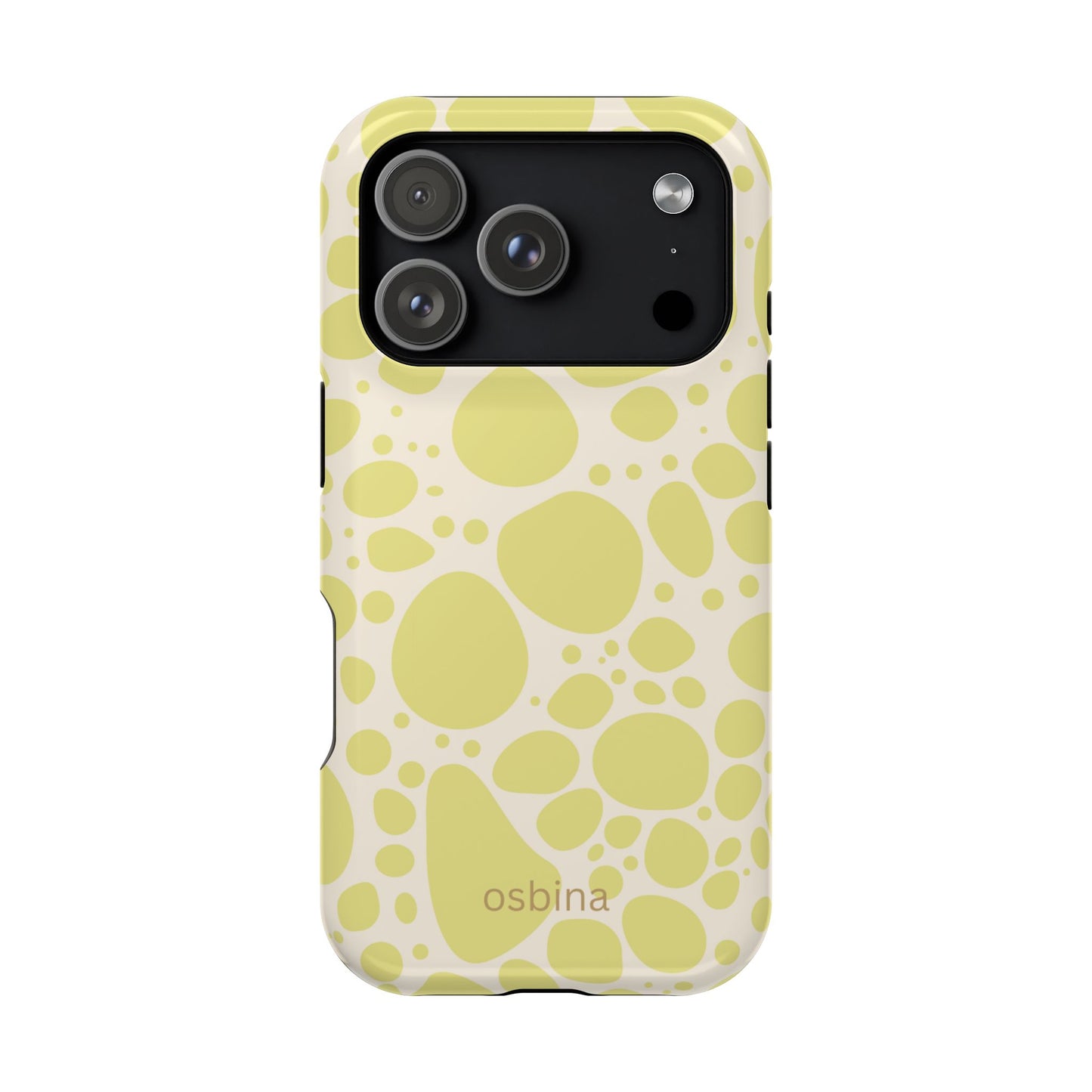 osbina | MagSafe compatible for iPhone | The Chartreuse Mirage Phone Case | Color Edit Collection