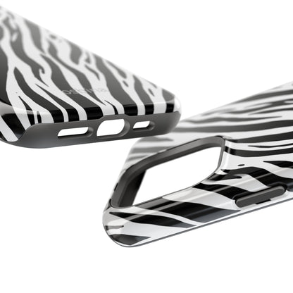 osbina | MagSafe Compatible for iPhone | The Bengal Bold Stripe Case in White + Black | The Season Collective
