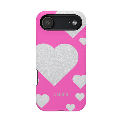 osbina | MagSafe compatible for iPhone | The Shimmering Love Case | YAYOU Collection Supporting Shine Like Sable