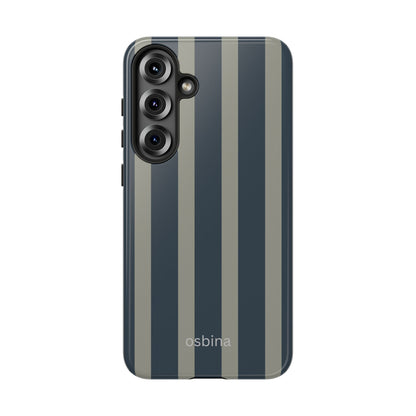osbina | Grayhaven Navy & Gray Sophisticated Phone Case | Modern Muse Collection