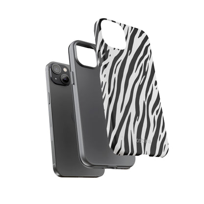 osbina | The Bengal Bold Stripe Case in White + Black | The Season Collective