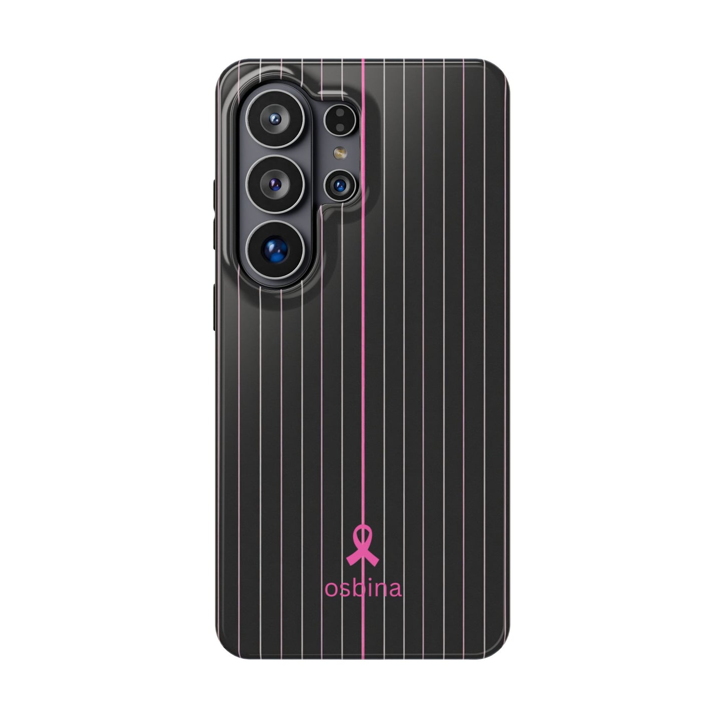 YAYOU The Pink Pinstripe Designer Case | osbina