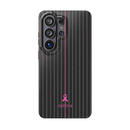 YAYOU The Pink Pinstripe Designer Case | osbina