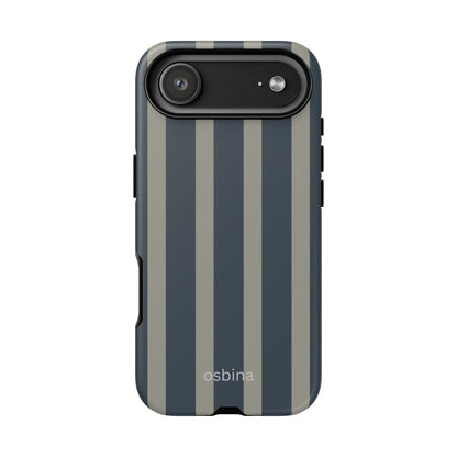 osbina | Grayhaven Navy & Gray Sophisticated Phone Case | Modern Muse Collection