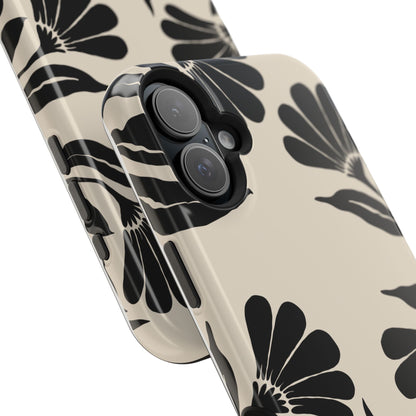 osbina | MagSafe compatible for iPhone | Obsidian Bloom Flower Phone Case | Modern Muse Collection