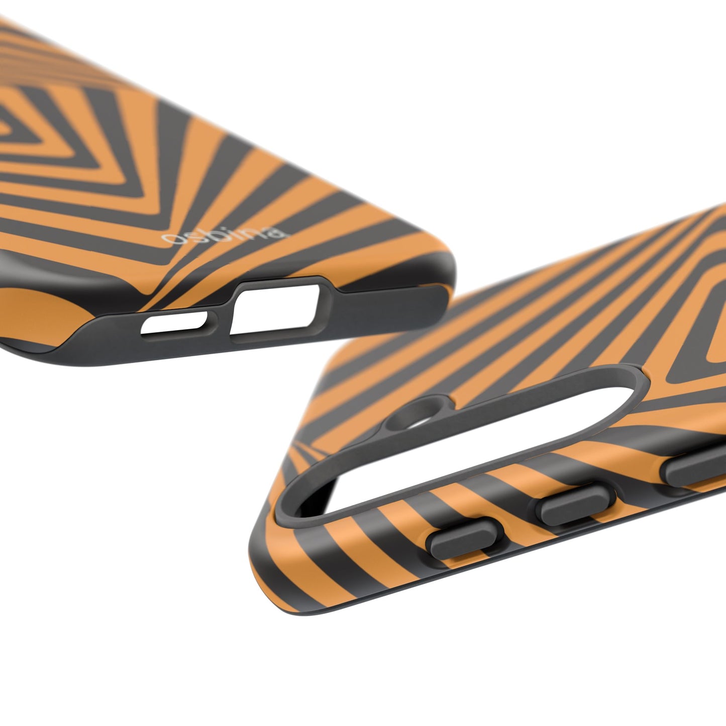 osbina | Step Into the Zone — The Orange + Black Spiral Case | The Season Collective