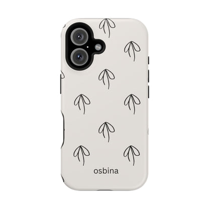 osbina | MagSafe compatible for iPhone | Linéa Flora Minimalistic Flower Phone Case | Modern Muse Collection
