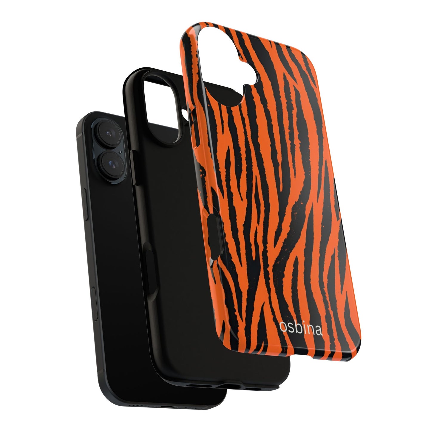 osbina | Tiger, But Make It Chic — The Bengal Stripe Case in Orange + Black | The Season Collective
