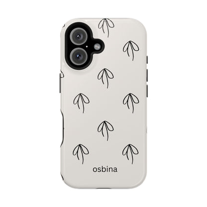 osbina | MagSafe compatible for iPhone | Linéa Flora Minimalistic Flower Phone Case | Modern Muse Collection