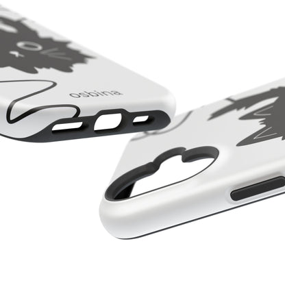 osbina | MagSafe compatible for iPhone | Midnight Couture Cat Phone Case | Season Collective Collection