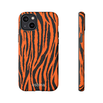 osbina | Tiger, But Make It Chic — The Bengal Stripe Case in Orange + Black | The Season Collective