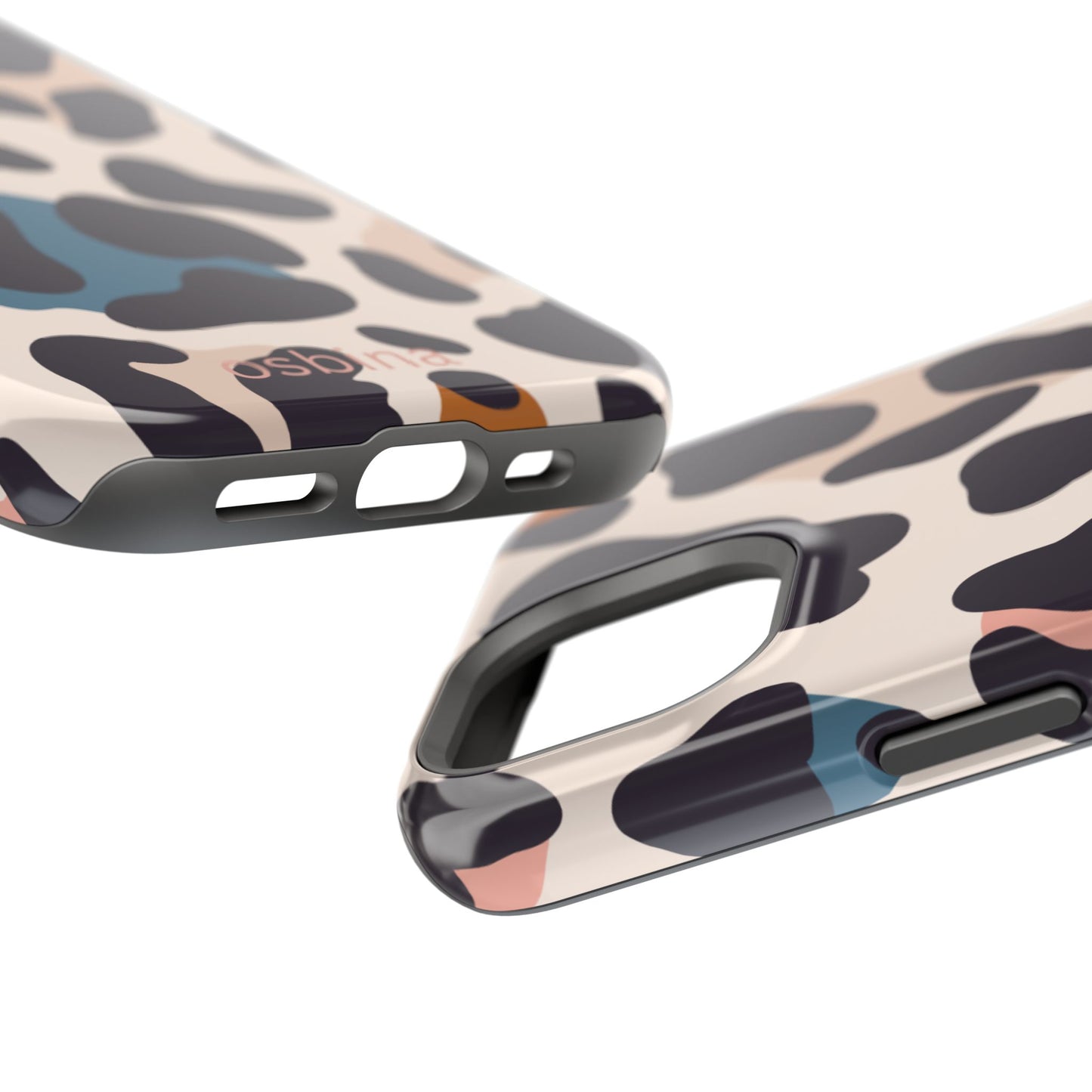 osbina | MagSafe compatible for iPhone | Leopard Luxe Color Pop Leopard Print Phone Case | Modern Muse Collection