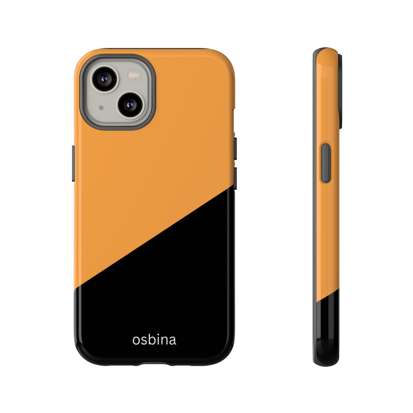osbina | Bold Moves Only — The Orange + Black Split Diagonal Case | The Season Collective