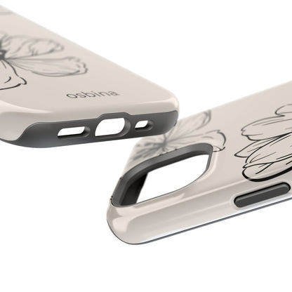osbina | MagSafe compatible for iPhone | Poppy Whisper Phone Case | Modern Muse Collection