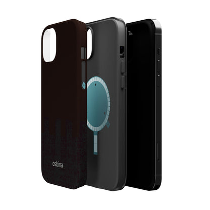 osbina | MagSafe compatible for iPhone | The Onyx Phone Case | Modern Man Collection