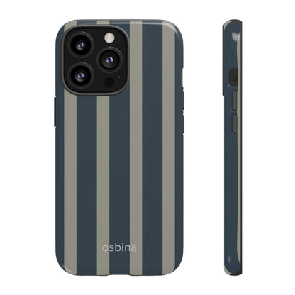 osbina | Grayhaven Navy & Gray Sophisticated Phone Case | Modern Muse Collection