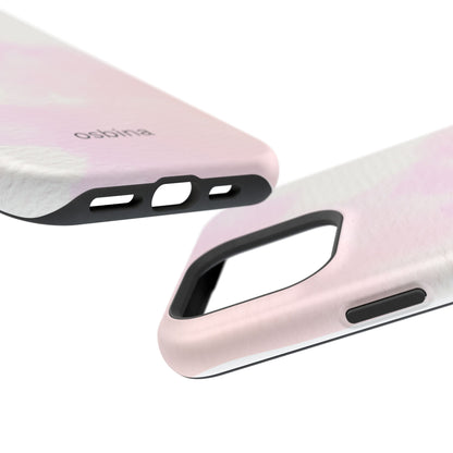osbina | MagSafe compatible for iPhone | Pink Cotton Cloud Phone Case | Modern Muse Collection