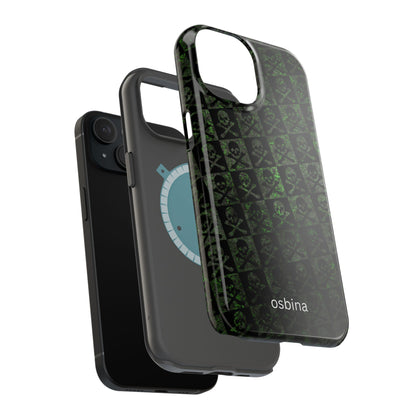 osbina | MagSafe compatible for iPhone | Skull & Crossbones Phone Case | Season Collective Collection